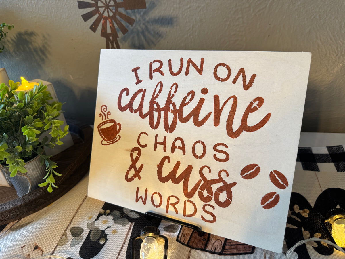 Hand Painted Wooden Sign