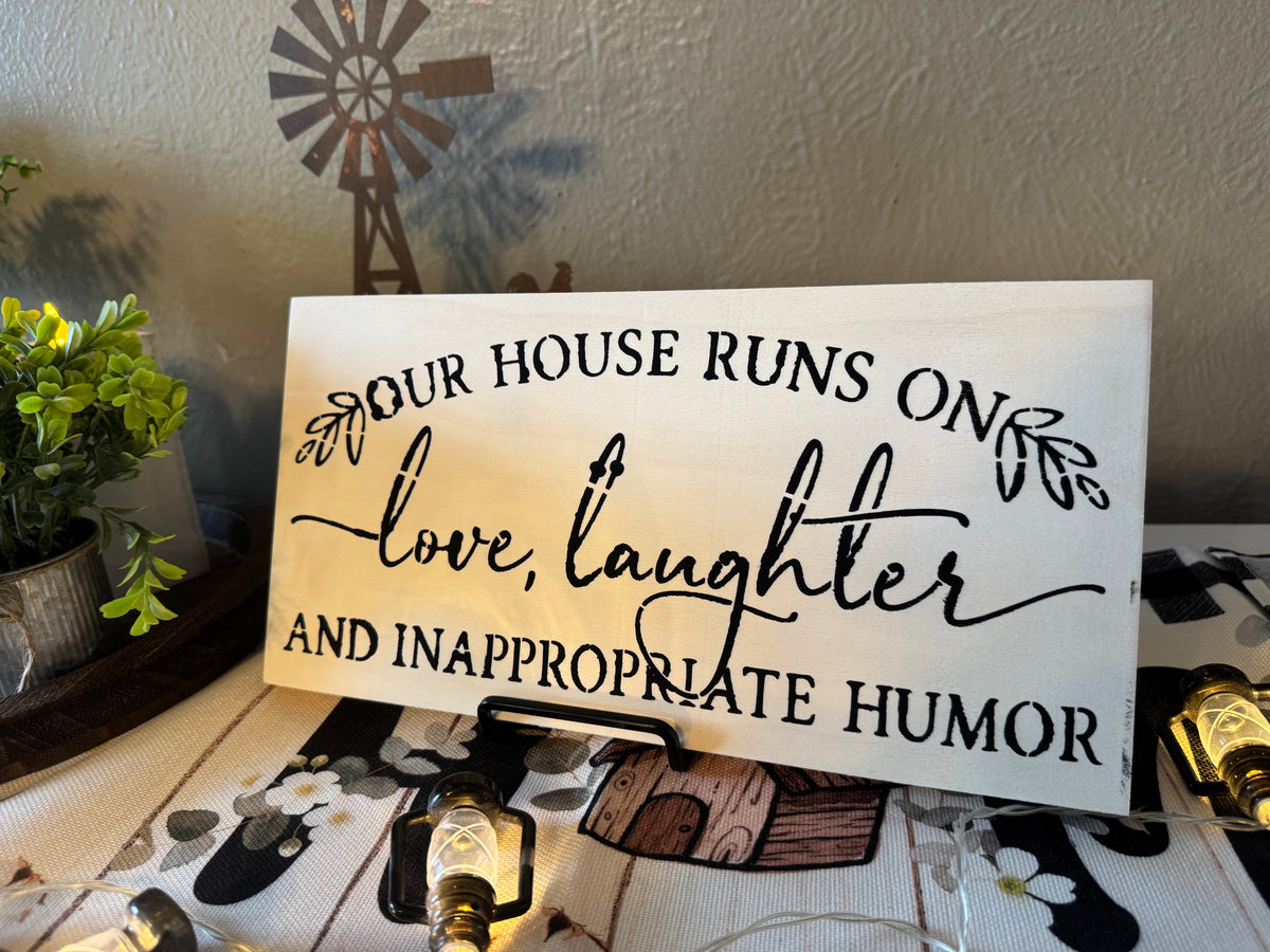 Hand Painted Wooden Sign