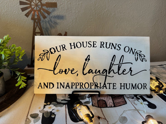 Hand Painted Wooden Sign