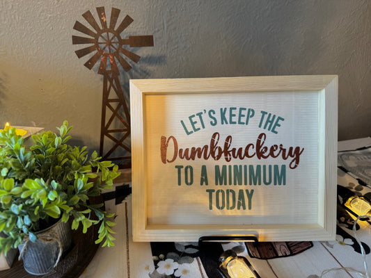 Hand Painted Wooden Sign