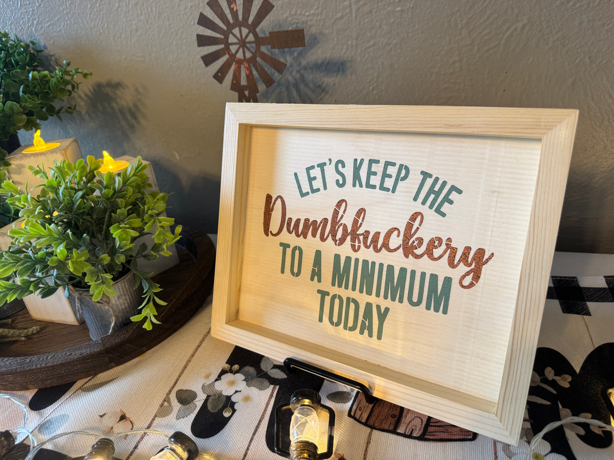 Hand Painted Wooden Sign