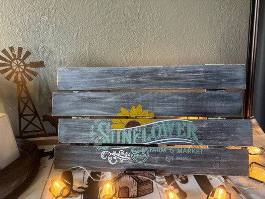 Hand Painted Wooden Sign